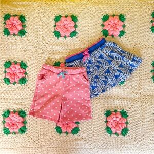 Polka Dot and Floral Kids Shorts and Skort Bundle
